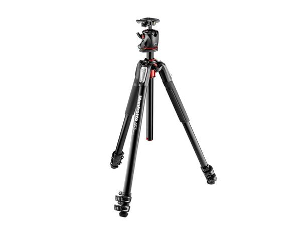 Manfrotto Stativkit MK055XPRO3-BHQ2 hode Kraftig stativ i aluminium 